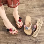 CT433 – thick-soled flower flip-flops shoes (5)