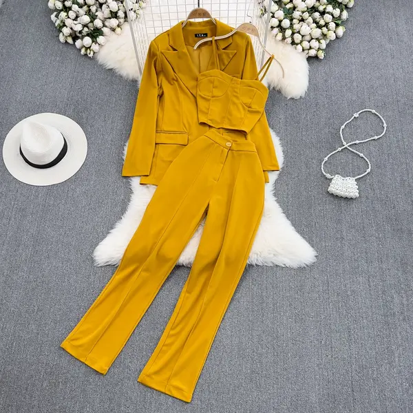 DR212 – Professional three-piece suit dress (2)