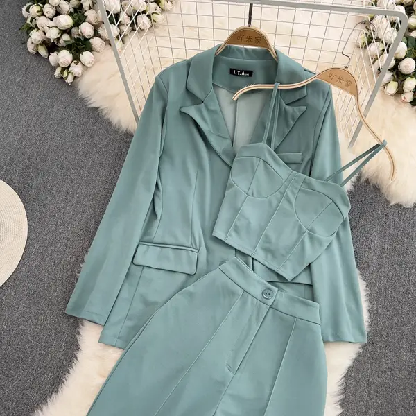 DR212 – Professional three-piece suit dress (2)