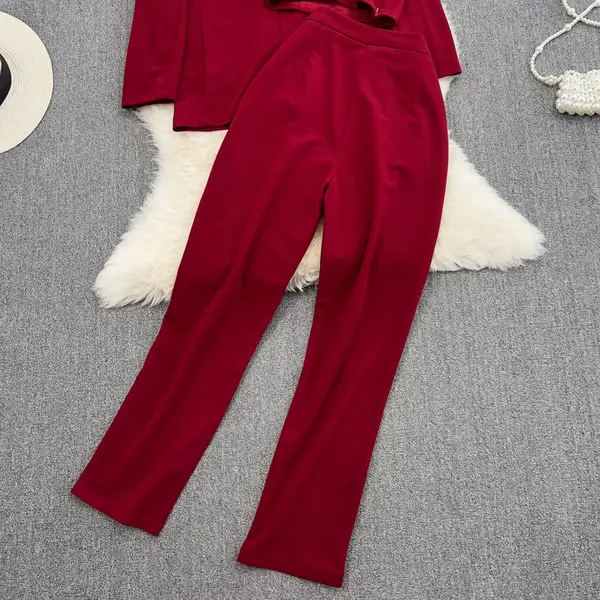 DR212 – Professional three-piece suit dress (2)