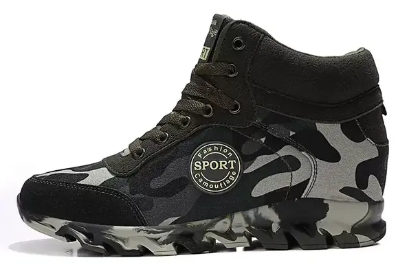 CT2106 - army green casual training shoes or winter shoes (2)