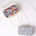 BG134 – Carefully selected diamond-studded evening bag, colored resin diamond dress bag evening bag, high-end rhinestone bag, party bag (6)