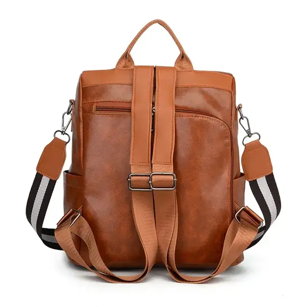 CT121 – Women’s backpack fashionable large capacity casual soft leather bag (4)