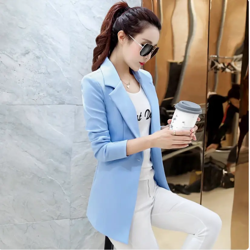 DR506 – Women’s slim fit suit casual blazer (2)
