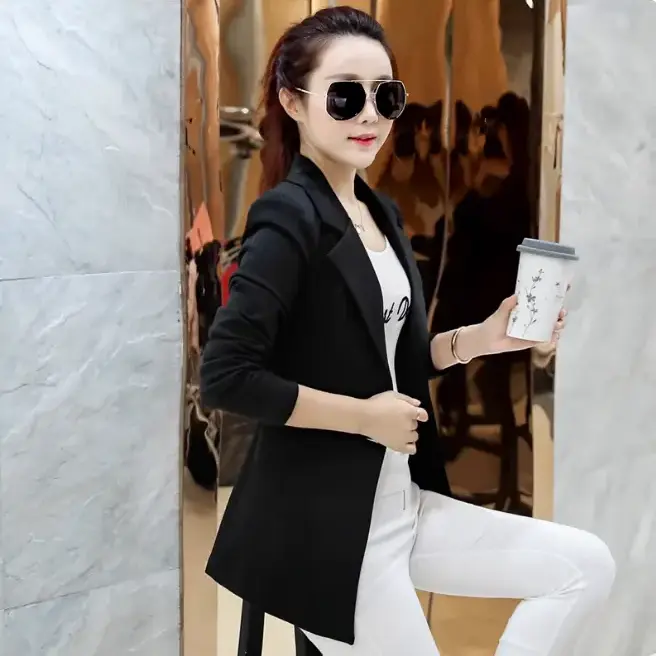 DR506 – Women’s slim fit suit casual blazer (2)