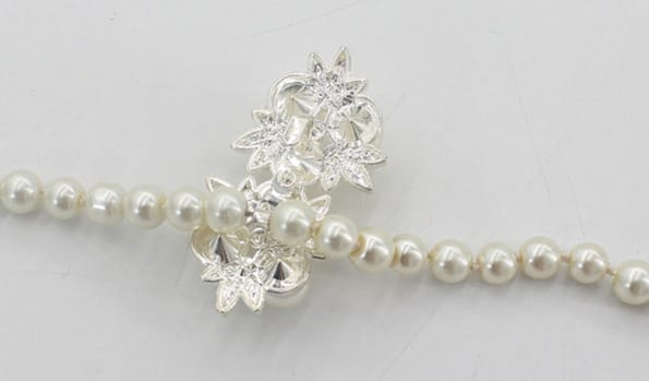 CB004 – Women’s sweet bow accessories pearl waist chain (2)