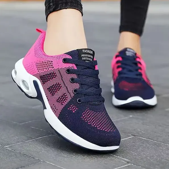 Women's running cross-border soft sole leisure air cushion sports shoes