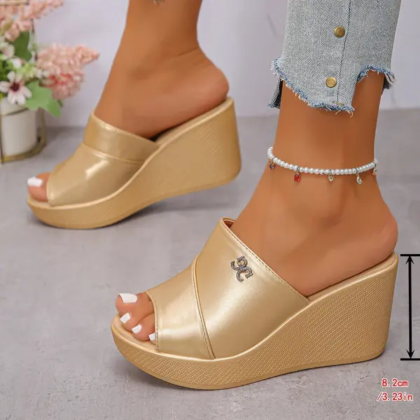 CT324 – Women’s outdoor wear platform thick bottom high heels shoe (5)