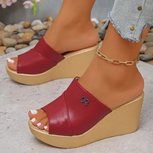 CT324 – Women’s outdoor wear platform thick bottom high heels shoe (5)