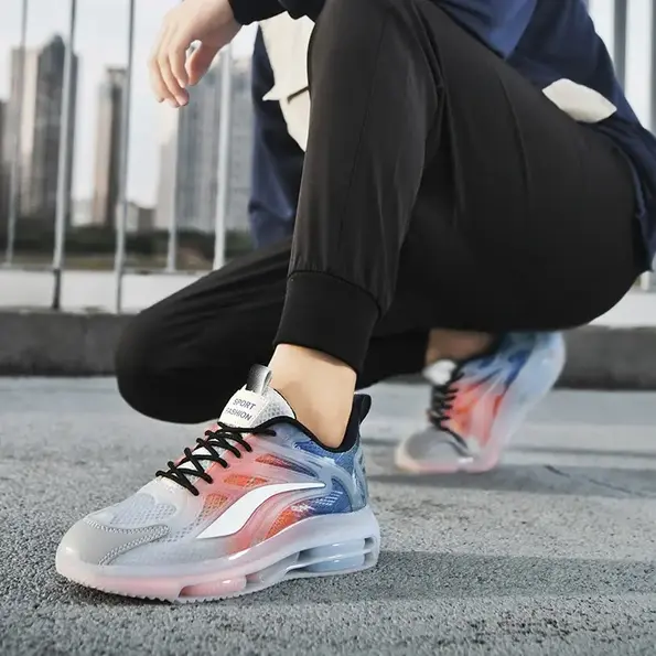 MS016 – Men’s sports shoes leather waterproof trend breathable student casual shoes (2)