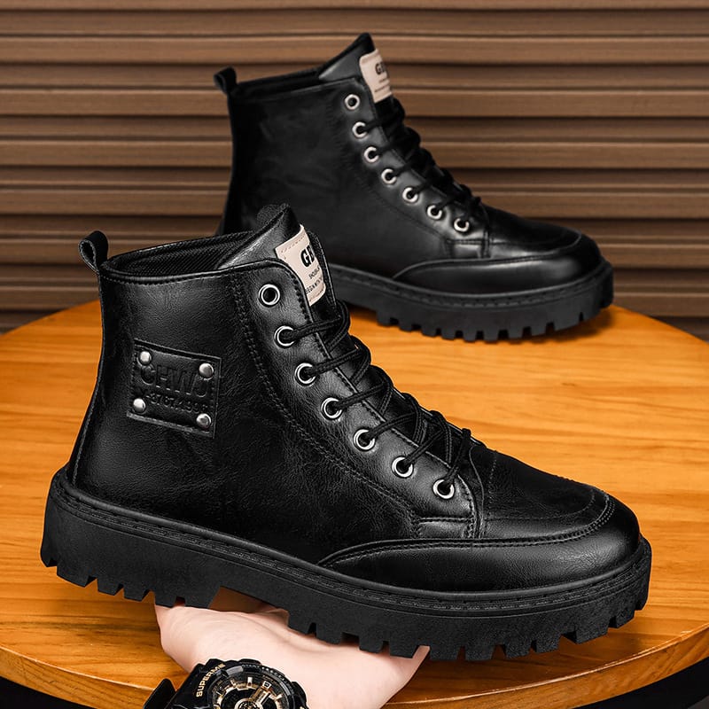 Men's boots non-slip wear-resistant motorcycle boots waterproof boots