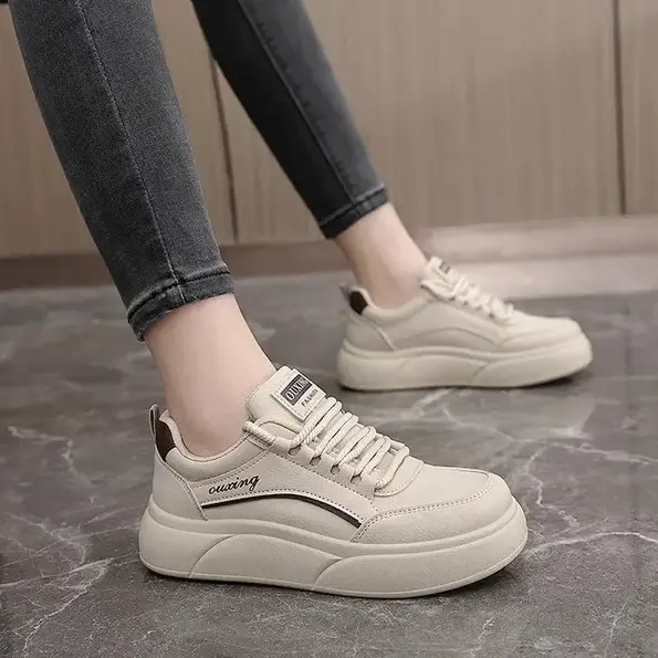 CT2018 – Women’s thick-soled simple and comfortable with skirt for casual running shoes (1)