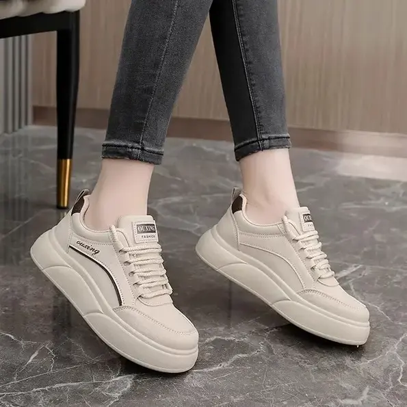 CT2018 – Women’s thick-soled simple and comfortable with skirt for casual running shoes (1)
