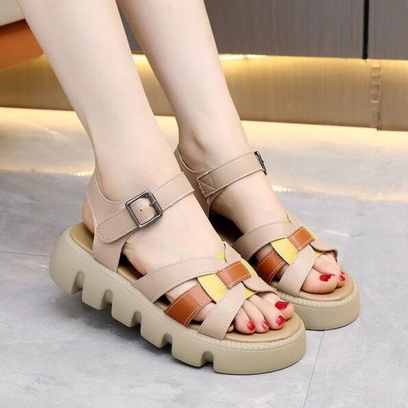 CT332 – Women’s thick sole outdoor casual open-toe flat sandals (1)