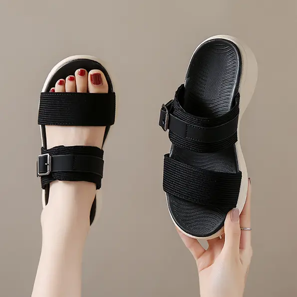 CT336 – New summer lightweight wedge thick-bottom flip flops shoes (2)