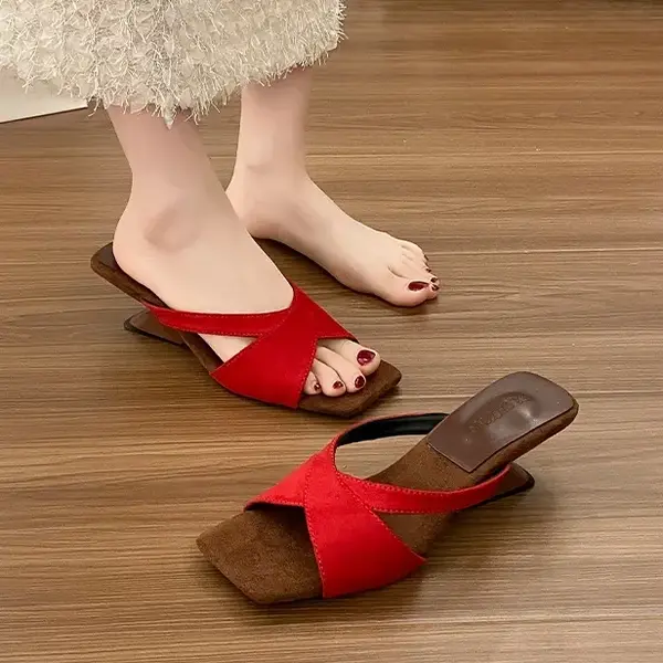 Women’s leopard print open toe sandals. women. Chinese Ladies Shoe লেপার্ড প্রিন্ট ওপেন টো স্যান্ডেল। City Shop Cityshop China shoe China shoes Ladies Shoe Best Shoe