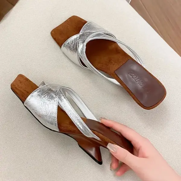 CT1237 – Women’s summer outdoor wear new style with skirt temperament open open-toe, leopard print shoes (4)