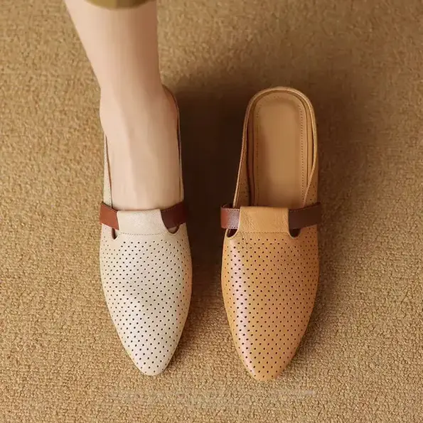 Women's flat-bottomed casual slippers