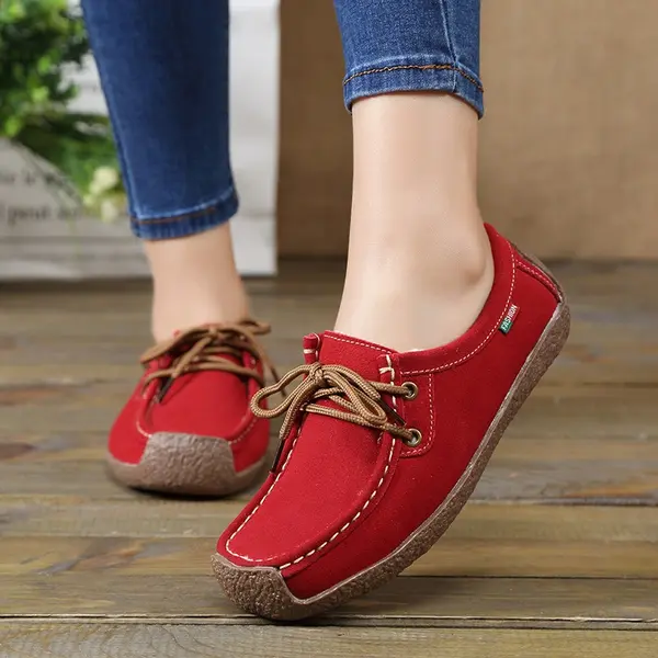 Spring single shoes for women, all-match moccasins, comfortable