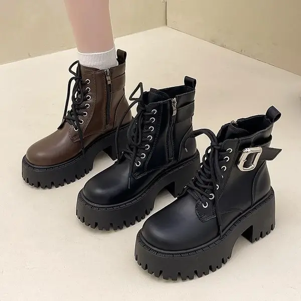 CT2575 – Thick-soled British-style Martin boots for women (1)