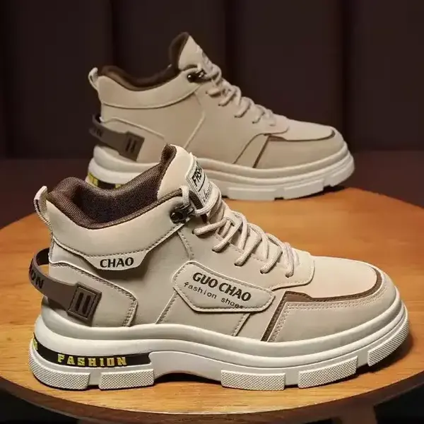 Men's Casual Sneakers High Quality Comfortable High Top Ank