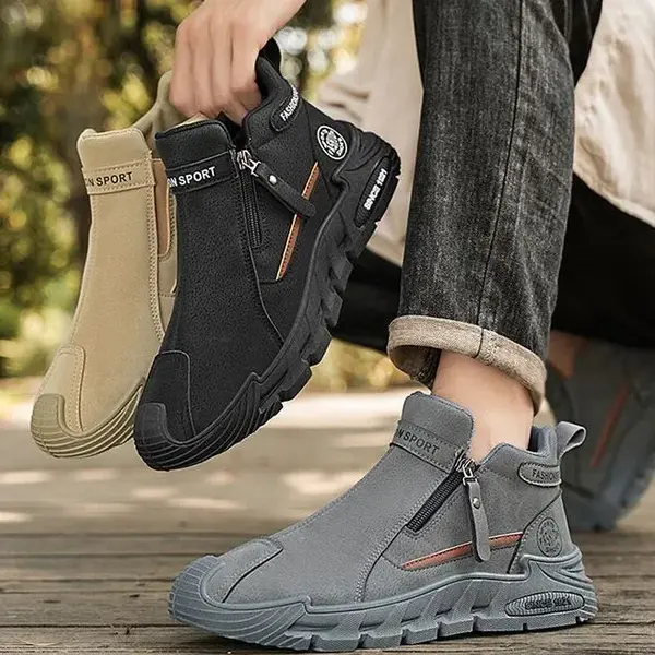 Men's spring and autumn safety shoes