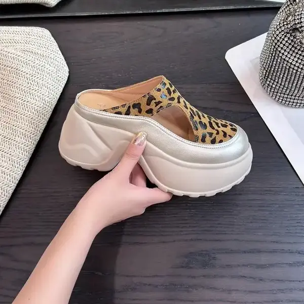 Ultra-High-Heeled Hollow-Out Small-Sized Closed-Toe