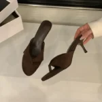 CT1271 – Women’s Shoes Thin-Heeled High-Heeled Shoes, Flip-Flops (2)