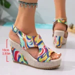 CT1272 – Cross-Border Large-Size Wedge Sandals for Women (3)