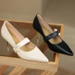 CT1275 – New pointed low-cut stiletto heel single-layer shoes (5)