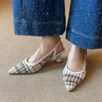 CT1277 – Hollow Pointed Toe Mule Sandals for Women, (1)