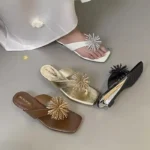 CT1280 – Summer New Style Flip-Flops with Fireworks and Rhinestones, (2)