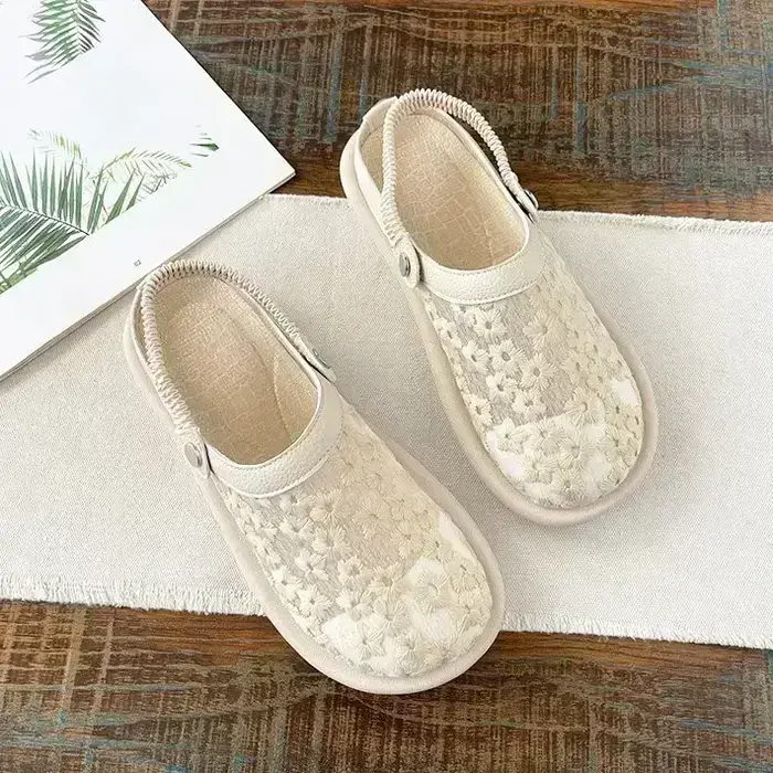 Women's lace mesh sandals