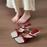 CT1289 – Elegant women’s summer square-toe high-heeled shoes (4)