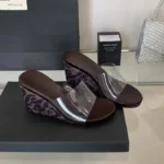 CT1293 – Summer New Style, Transparent One-Strap Sandals, Wedge High Heels (4)