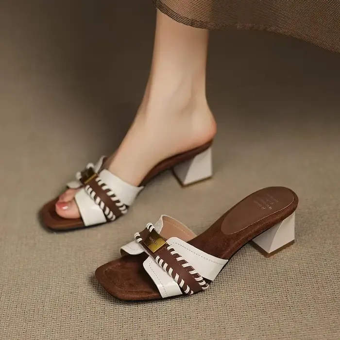 Square Toe Open Shoe