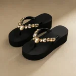 CT020 – Women’s Rhinestone Flip-Flops Slippers (2)
