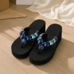 CT020 – Women’s Rhinestone Flip-Flops Slippers (2)