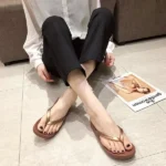 CT29 – Women’s Solid Color Wedge Slippers (10)