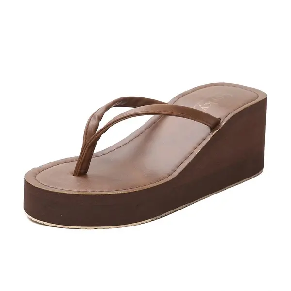 Women’s Non-Slip Wedge Heel Flip-Flops