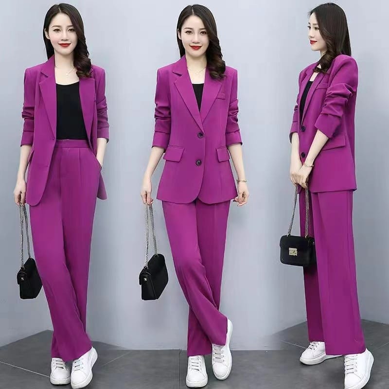 Premium Korean Style Cardigan & Trouser 2-Piece Set