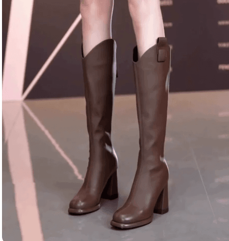 Women’s Knee-High Block Heel Boots