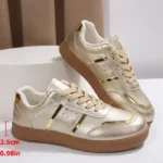 CT2604 – Gold Thick-Soled Sports Shoes (2)