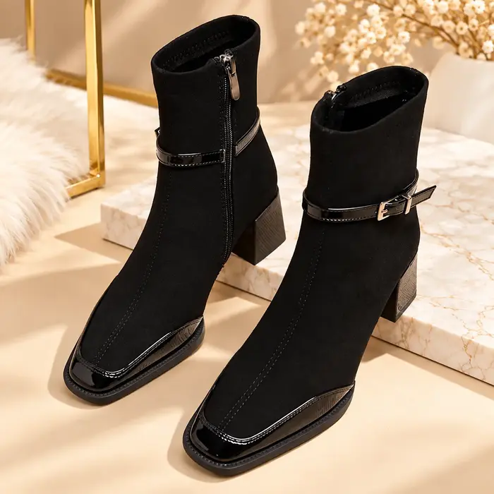 Side Zipper Fashion Boots