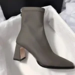 CT2616 – Elastic Style Simple Short Boots (1)