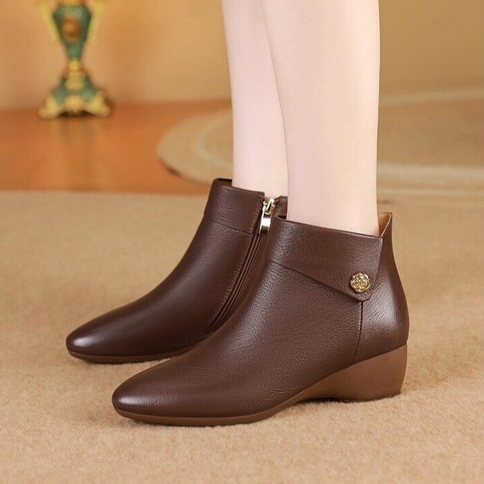 Winter New Round-Toe Western Boots