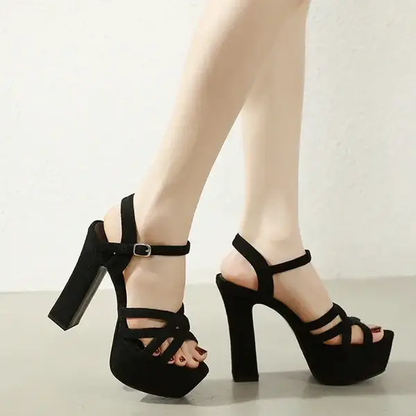 Women’s Chunky Heel Platform Sandals