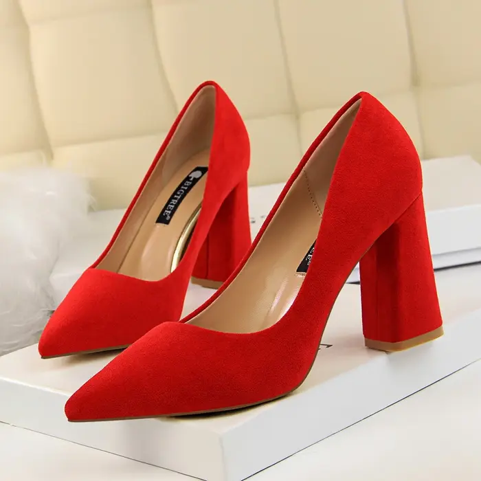 CT1339 - Women’s Stylish Pointed-Toe Block Heel (4)