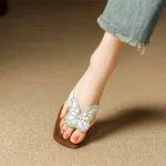 CT1354 – Women’s Bow Rhinestone High Heel Sandals (1)