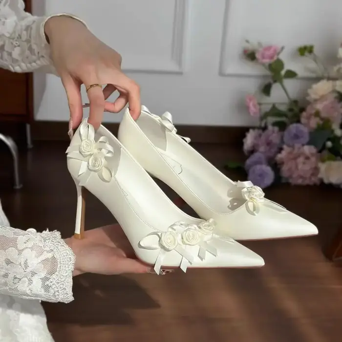 Pointed Toe Wedding Shoes for Women